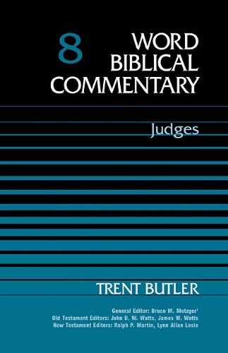 Beispielbild fr Word Biblical Commentary, Judges (8) zum Verkauf von BooksRun