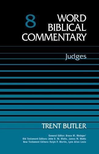 9780849902079: Judges (Vol 8) (Word Biblical Commentary)
