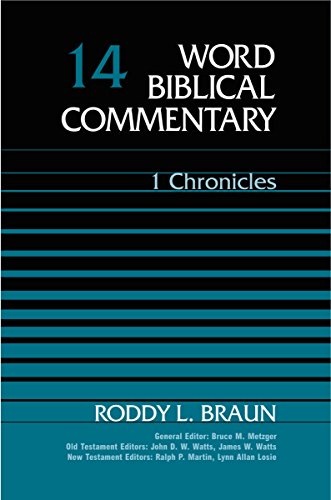 Beispielbild fr Word Biblical Commentary: 1 Chronicles, Volume 14 zum Verkauf von Windows Booksellers
