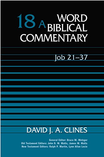 Stock image for Word Biblical Commentary: Job 21-37 for sale by GoldBooks