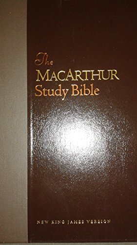 9780849915406: The Macarthur Study Bible (Black Genuine Leather w/ Thumbed Index)
