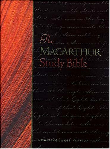 9780849915413: The Macarthur Study Bible: New King James Version - Burgundy Genuine Leather Edition