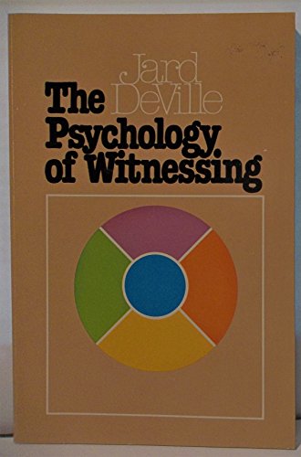 Beispielbild fr Psychology of Witnessing zum Verkauf von Wonder Book