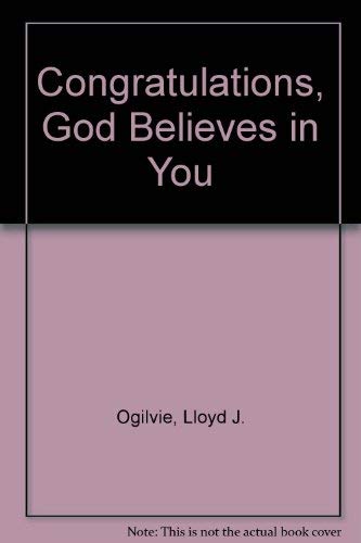 Stock image for Congratulations God Believes in You: Clues To Happiness From The Beatitudes for sale by Wonder Book
