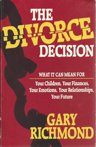 Beispielbild fr The Divorce Decision zum Verkauf von Front Cover Books