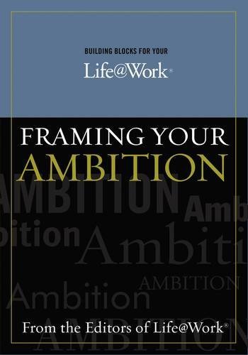 9780849942600: Framing Your Ambition (Building Blocks for Your Life Work)