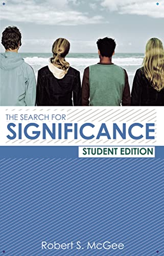 9780849944468: The Search for Significance Student Edition