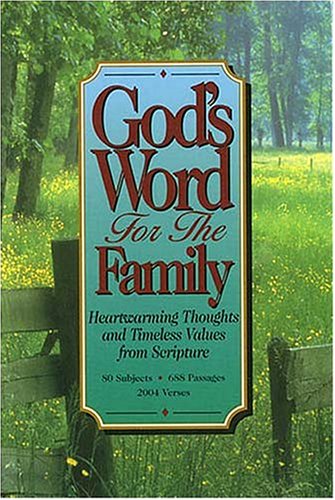 Imagen de archivo de God's Word for the Family a la venta por Better World Books