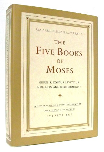 Imagen de archivo de The Five Books of Moses: Genesis, Exodus, Leviticus, Numbers, and Deuteronomy (The Schocken Bible, Vol. 1) a la venta por ZBK Books