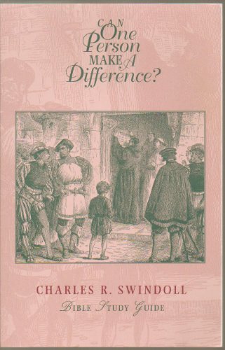 Stock image for Can One Person Make a Difference?: Bible Study Guide (Insight for Living Bible Study Guides) for sale by Wonder Book