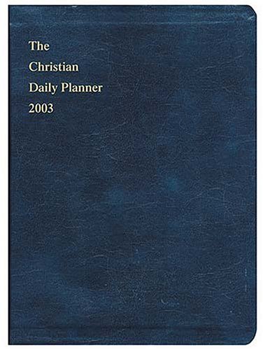 Christian Daily Planner 2003 Calendar: Blue (9780849996290) by Countryman