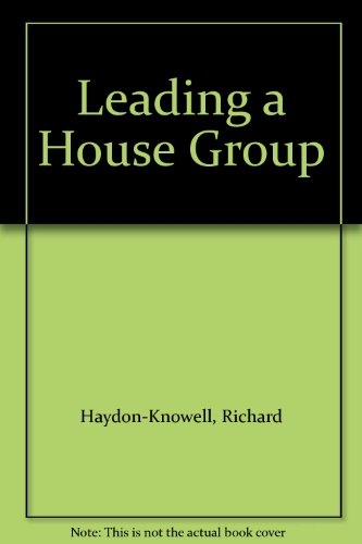 Beispielbild fr Leading a House Group zum Verkauf von WorldofBooks