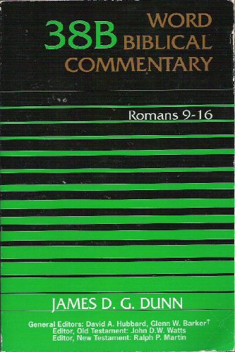 Stock image for Word Biblical Commentary (Volume 38B) Romans 9-16 for sale by Anybook.com