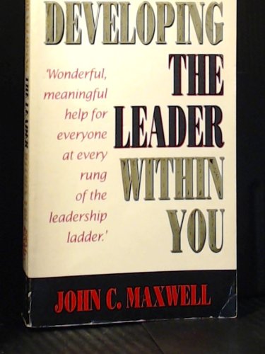 Imagen de archivo de Developing the Leader within You a la venta por WorldofBooks