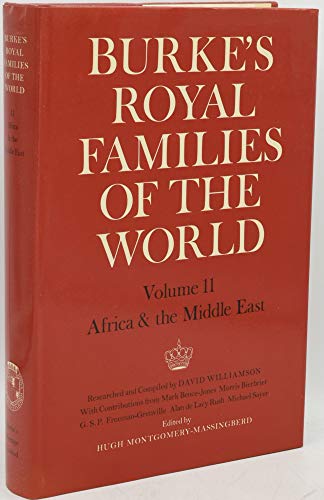 9780850110296: Burke's royal families of the world (Burke's series)