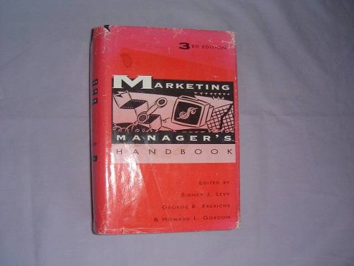 Imagen de archivo de The Dartnell Marketing Manager's Handbook a la venta por HPB-Red