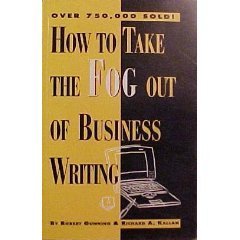 Stock image for How to Take the Fog Out of Business Writing for sale by BooksRun