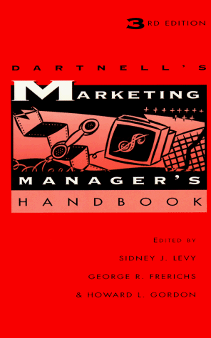 Imagen de archivo de Dartnell's Marketing Manager's Handbook a la venta por Adkins Books