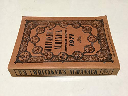 9780850210439: Whitaker's Almanack: 103ann.e. Shorter E