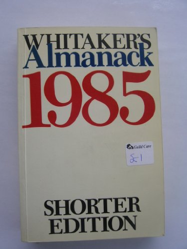 9780850211535: Whitaker's Almanack: 117ann.e. Shorter E