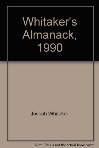 Beispielbild fr WHITAKER'S ALMANACK 1990. zum Verkauf von Cambridge Rare Books