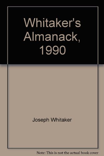 Imagen de archivo de Whitaker's Almanack, 1990 a la venta por MusicMagpie