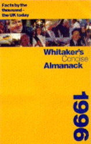 Stock image for Whitakers Concise Almanack 1996: 128th annual edition for sale by Reuseabook