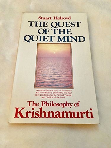 9780850302301: Quest of the Quiet Mind: Philosophy of Krishnamurti