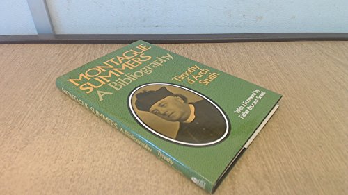 9780850303179: Montague Summers: A Bibliography