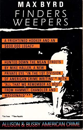 Imagen de archivo de Finders Weepers (Allison & Busby American Crime Series: No. 5) a la venta por MURDER BY THE BOOK