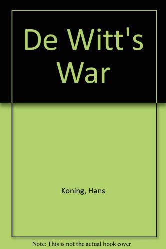 Beispielbild fr De Witts War zum Verkauf von Reuseabook