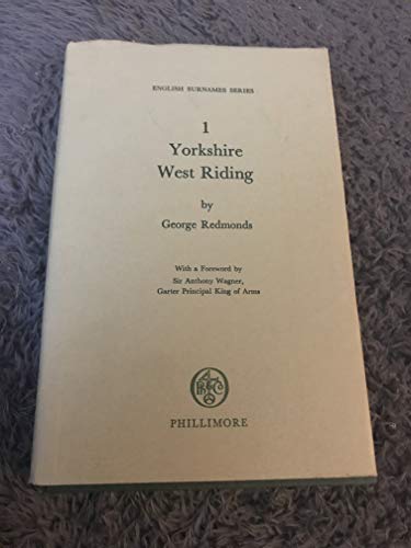 Stock image for Yorkshire West Riding (v. 1) (English Surnames) for sale by WorldofBooks