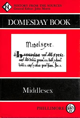 Stock image for The Domesday Book: Middlesex (Domesday Books (Phillimore)) for sale by WorldofBooks