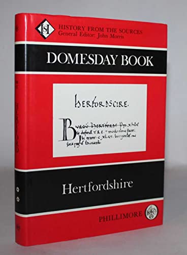 9780850331370: Domesday Book: Hertfordshire