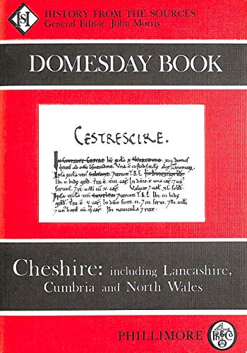 9780850331400: Domesday Book Cheshire: History From the Sources