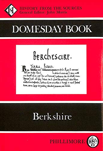 Imagen de archivo de Domesday Book Berkshire: History From the Sources (Domesday Books (Phillimore)) a la venta por WorldofBooks