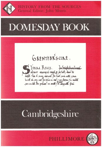 Stock image for DOMESDAY BOOK 18 CAMBRIDGESHIRE for sale by Riverow Bookshop