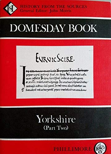 Doomsday Book: Yorkshire (Part one)