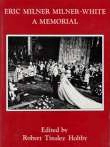 Imagen de archivo de Eric Milner Milner-White: A Memorial a la venta por WorldofBooks