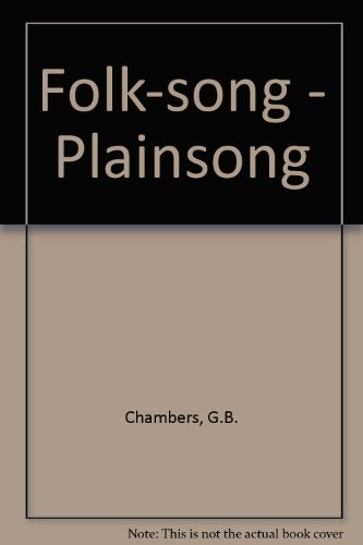 9780850360486: Folk-song - Plainsong