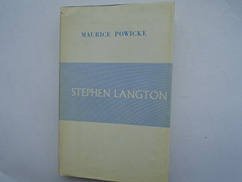 Stephen Langdon (9780850360851) by Powicke