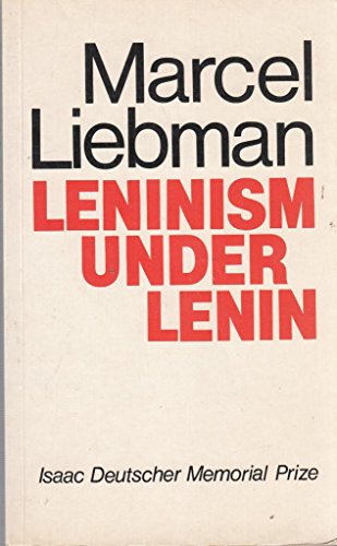 Stock image for Leninism Under Lenin for sale by Bookensteins