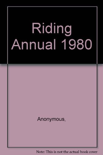 9780850374810: Riding Annual 1980