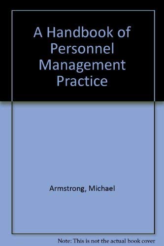 Beispielbild fr a handbook of personnel management practice - in english, in englischer sprache zum Verkauf von alt-saarbrcker antiquariat g.w.melling