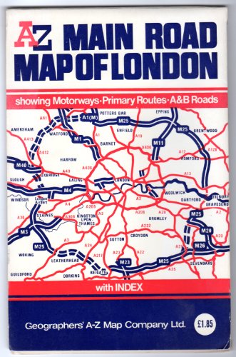 9780850390285: AZ main road map of London
