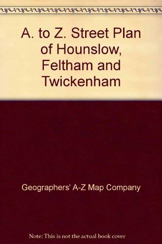 9780850390506: AZ street plan of Hounslow, Feltham, Twickenham