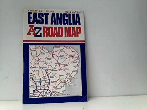 9780850390810: East Anglia Road Map (A-Z 3 Miles to 1 Inch S.)