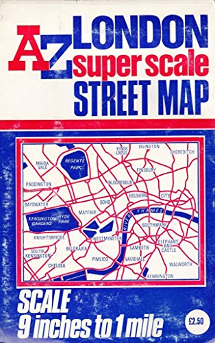 Beispielbild fr Super Scale Map of London zum Verkauf von WorldofBooks