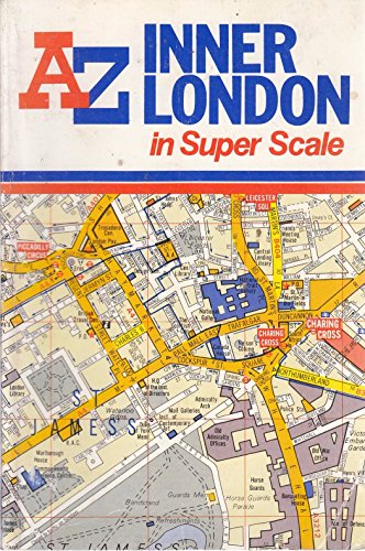 Stock image for A-Z Super Scale Street Atlas of Inner London (London Street Atlases) for sale by Discover Books