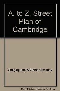 Stock image for AZ street plan of Cambridge for sale by Discover Books